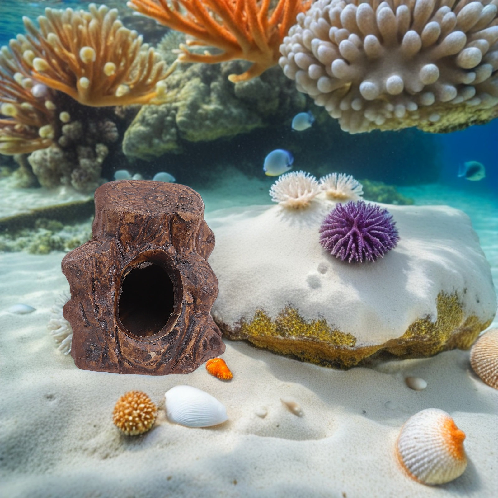 2 Buah Dekorasi Tempat Persemb - Hide Cave Ceramic ulasan dan harga