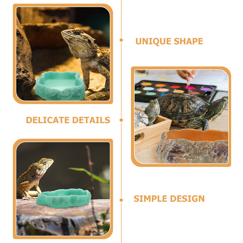 2 Buah Mangkuk Makanan dan Air - Water Dish Reptile ulasan dan harga